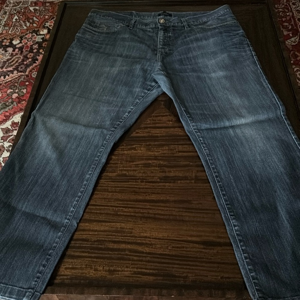 Byblos blue jeans.  Worn but in great shape.